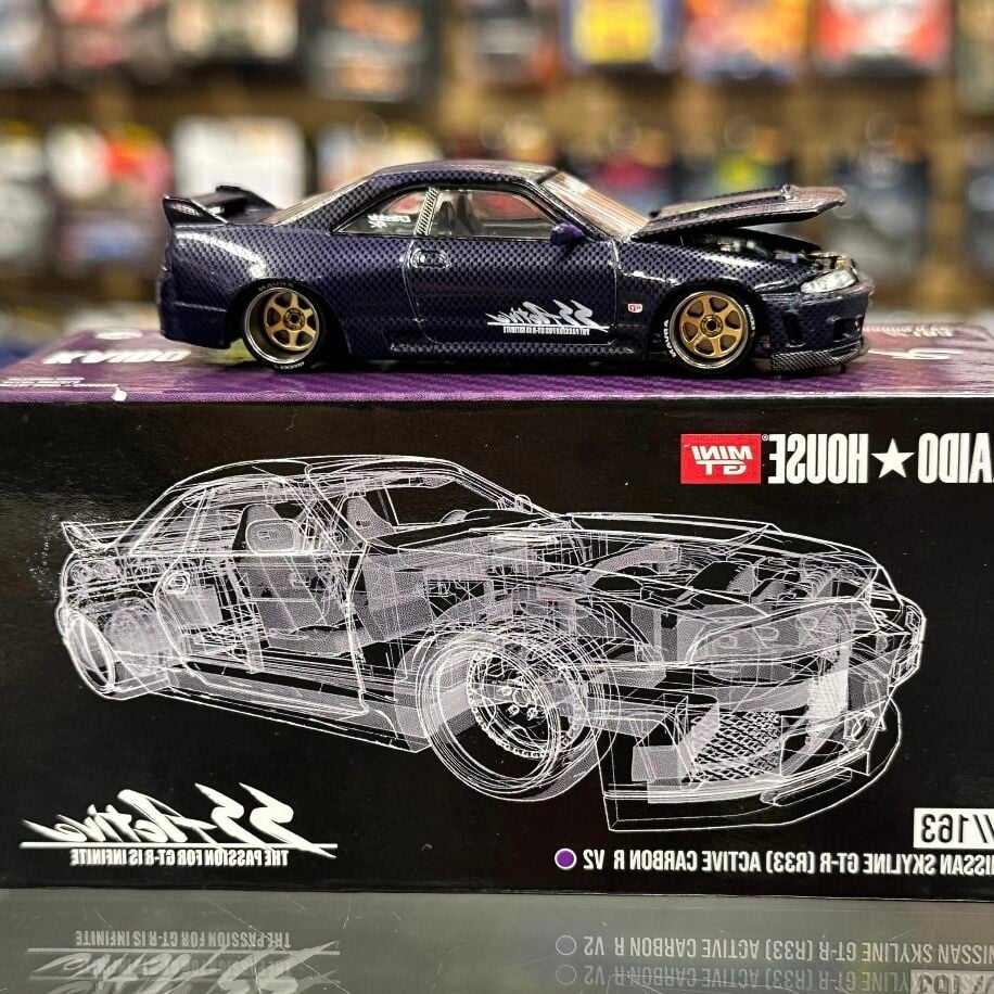 Kaido House 163 GT Nissan Skyline GT-R (R33) Active Carbon R V1