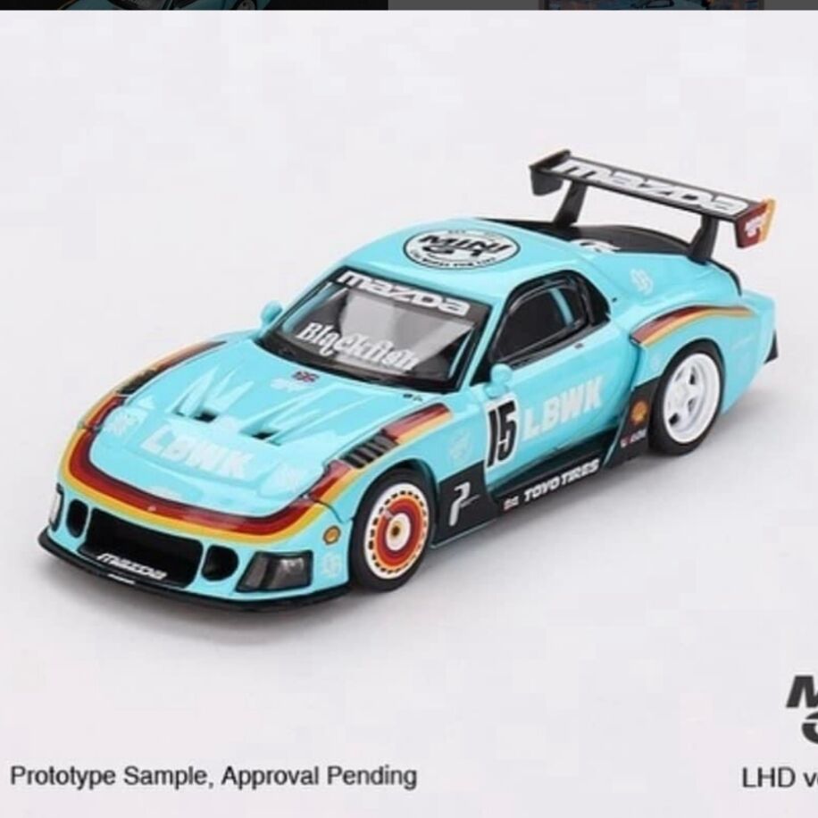 Mini GT 810 Mazda RX-7 LB-Super Silhouette Liberty Walk Europe 2024 Essen Motorshow 2000 Limitli