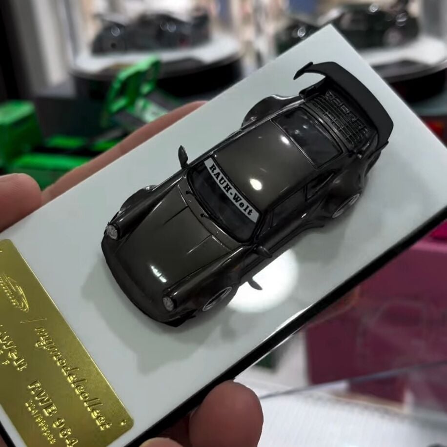 Model Collect Porsche RWB 964 (High Wing) Chrome Bronze Brushed Livery
