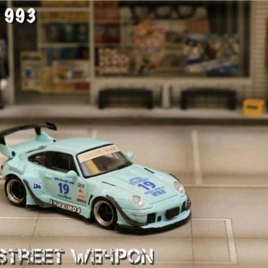 Street Weapon PORSCHE RWB 993 - #19 - Luminous - turquoise -