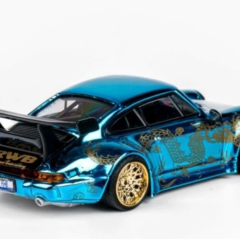 TPC PORSCHE RWB 964 - Arowana Livery - Chome Blue