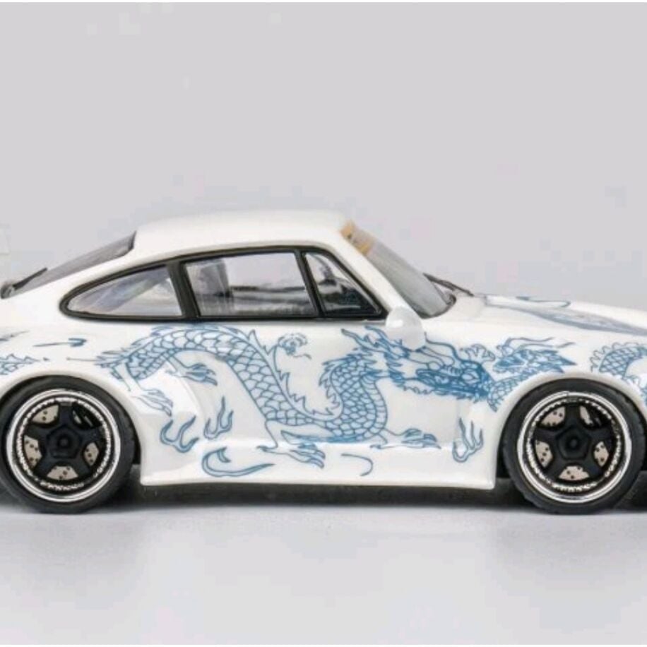 TPC PORSCHE 911 RWB 993 Luminous effect Dragon white