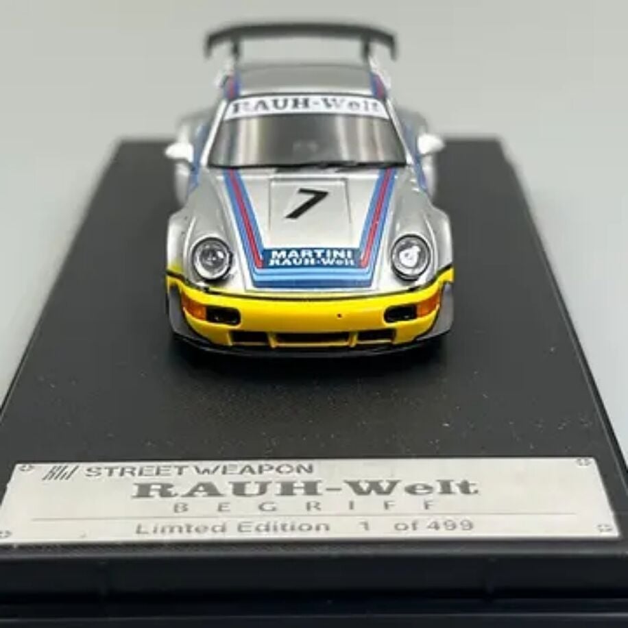 Street Weapon Porsche RWB 964 Wide-Body Modified Silver