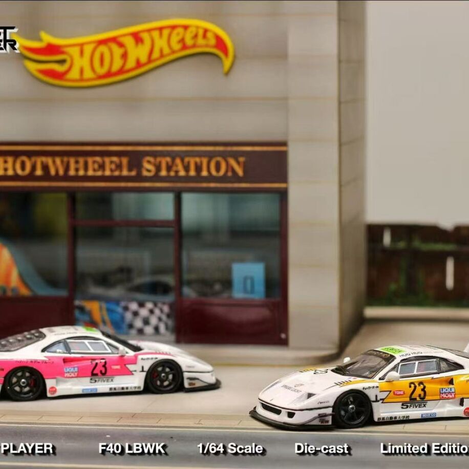 Ghost Player LBWK Ferrari F40 Flash Livery Yellow Flash