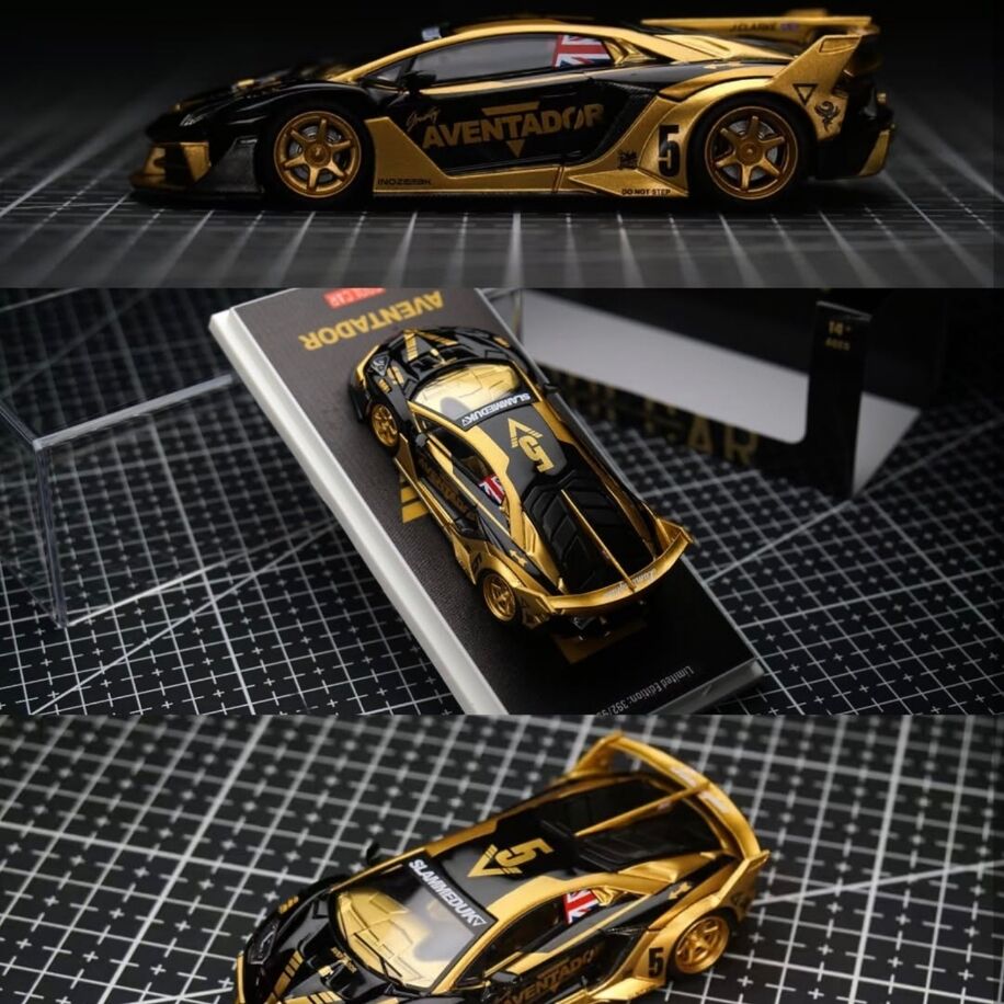 Cool Car Lamborghini GT EVO V5 Black Gold CC643831