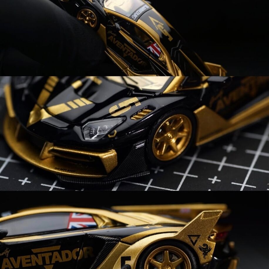 Cool Car Lamborghini GT EVO V5 Black Gold CC643831