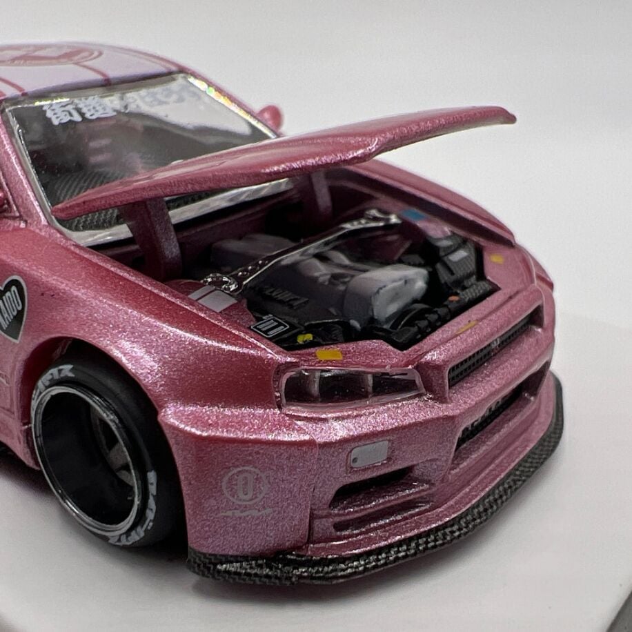 Kaido House #128 Nissan Skyline GT-R R34 Kaido Racing Factory V1 Pink