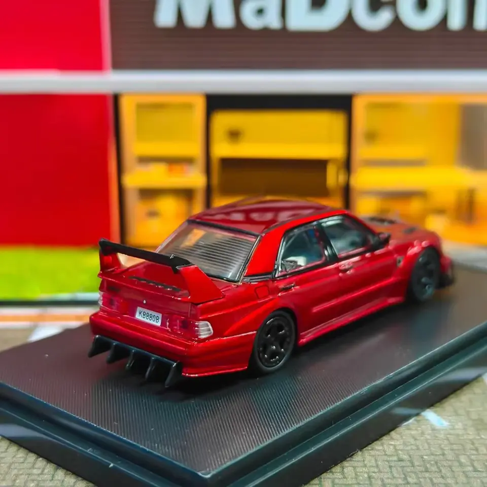 Rhino Model W201 190E Modified RM023 ATransparent Red