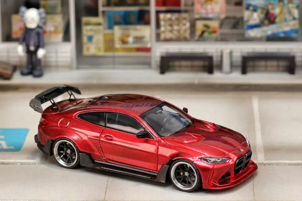 Street Weapon 164 BMW ADRO M4 Red Carbon