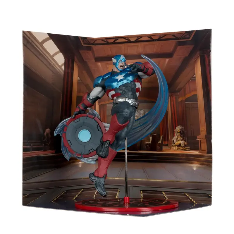 Mcfarlane Toys- Marvel Rivals Captain America 110 Scale Collectible