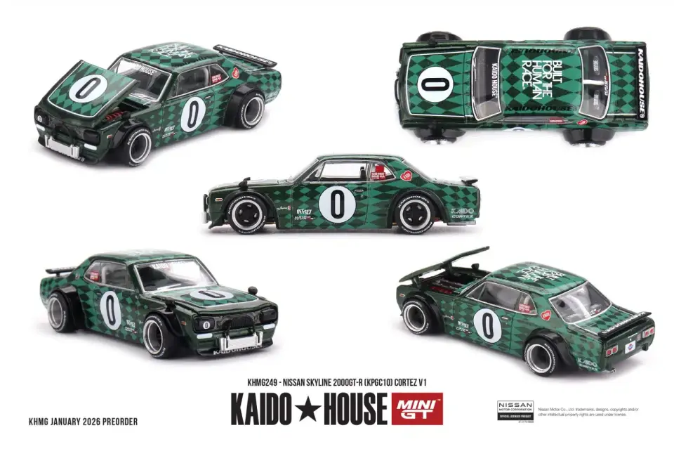 Kaido House 1/64 Nissan Skyline 2000GT-R (KPGC10) Cortez V1 KHMG249