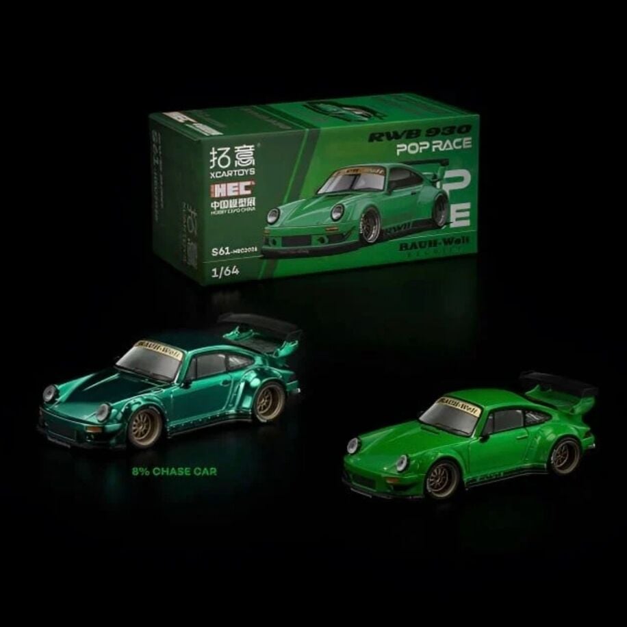 Pop Race Porsche RWB 930 -Green *HEC 2026 Exclusive