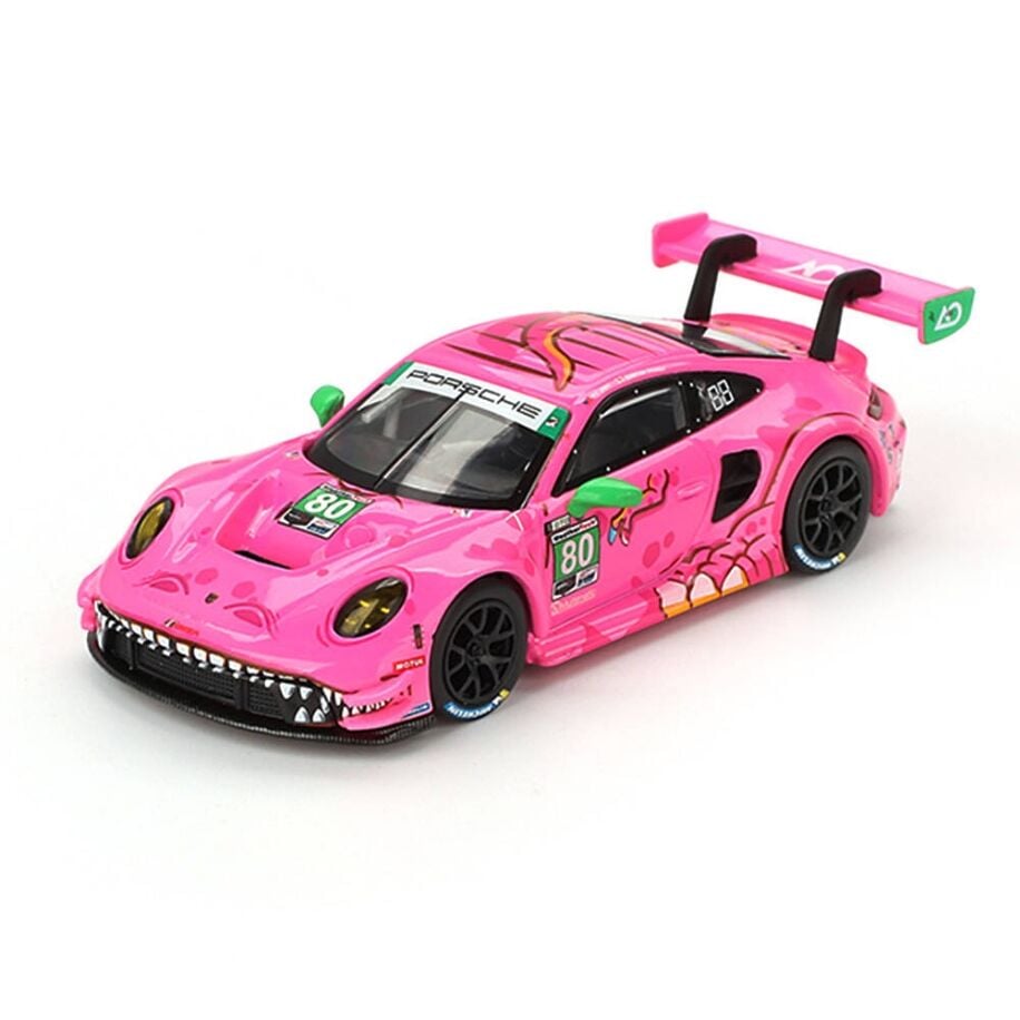 Mini GT 1/64 Porsche 911 GT3 R AO Racing 2023 IMSA VIRginia Roxy - Blister Paket MGT00872-BL