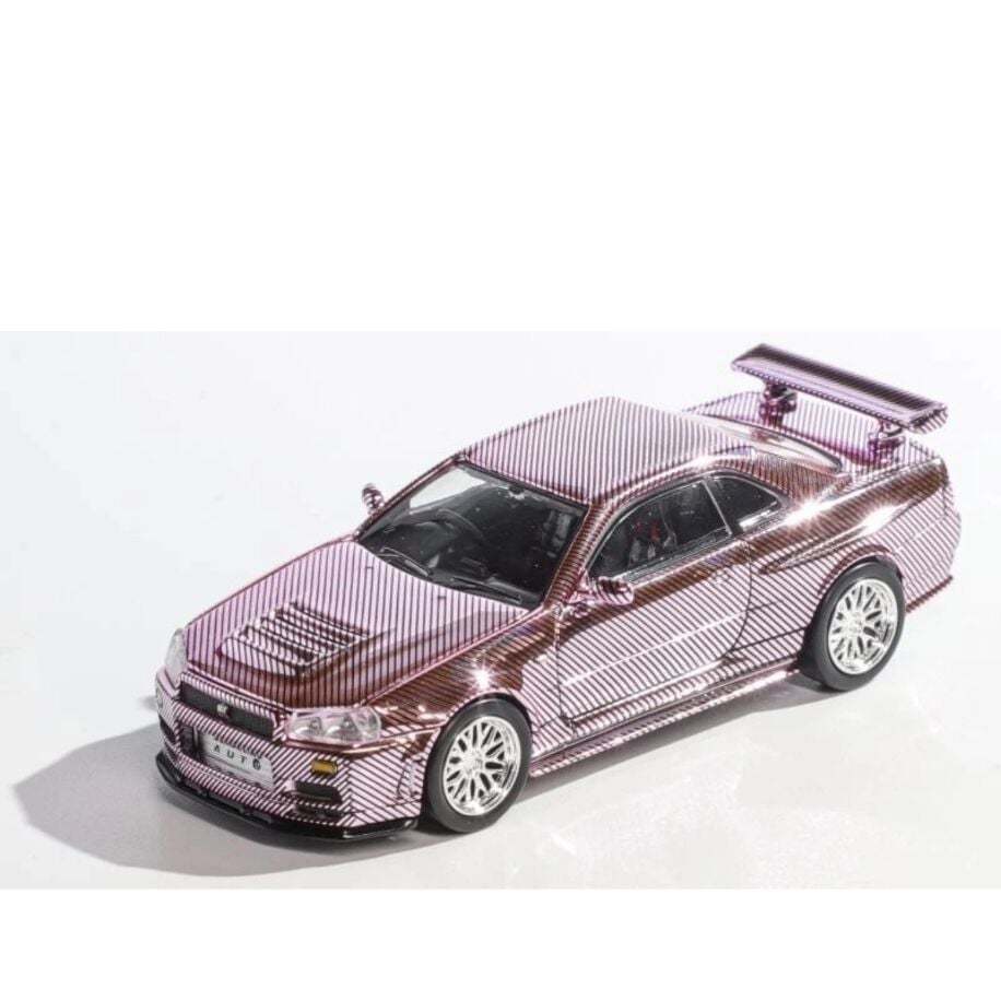 Demon King Nissan Skyline GT-R (R34) - full carbon - Pink Chrome