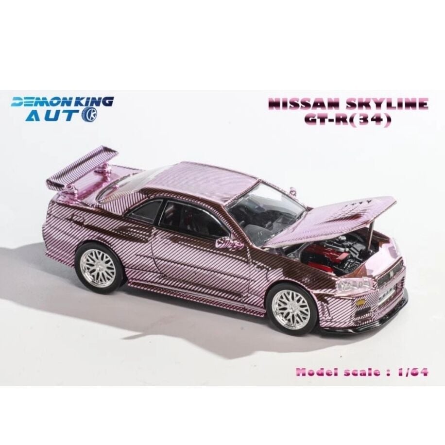 Demon King Nissan Skyline GT-R (R34) - full carbon - Pink Chrome