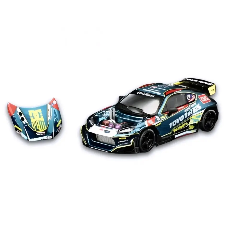 Pop Race 1:64 Pandem GR86 Tengku Djan Ley Chrome Blue TMCS Malaysia 2026 PR640515