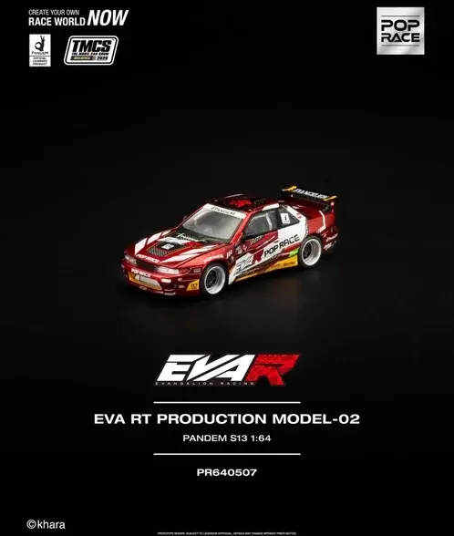 Pop Race 1:64 EVA RT PRODUCTION MODEL-02 PANDEM S13 TMCS 2026 PR640507
